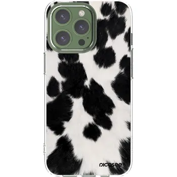 Pouzdro na mobilní telefon Picasee silikonový průhledný obal pro Apple iPhone 13 Pro - Black Moo