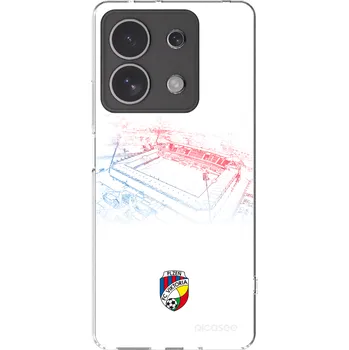 Pouzdro na mobilní telefon Picasee silikonový průhledný obal pro Xiaomi Redmi Note 13 4G - FC Viktoria Plzeň C