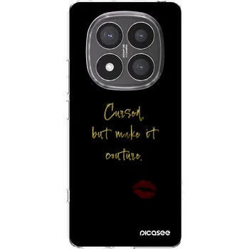 Pouzdro na mobilní telefon Picasee silikonový průhledný obal pro Xiaomi Redmi Note 14 Pro+ 5G - Cursed