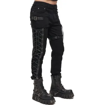 Pánské kalhoty kalhoty pánské DEVIL FASHION - Distressed - PT161 - XXL