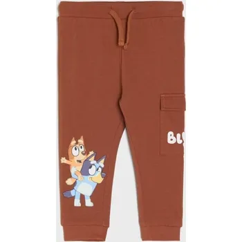 Chlapecké oblečení Sinsay - Kalhoty joggers Bluey - hnědá - 877CF-88X - 877CF-88X-80