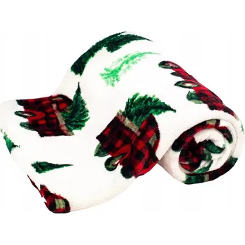 Prostěradlo ARÔME HOME Mikroflanelová deka, Truck & Tree bílá