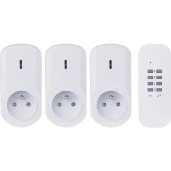 Elektrická zásuvka Dálkově ovládané zásuvky, bílé (Dálkově ovládané zásuvky, bílé)
