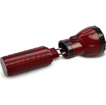 Svítilna Solight nabíjecí LED svítilna, plug-in, Pb 800mAh, 9x LED, červenočerná (Solight nabíjecí LED svítilna, plug-in, Pb 800mAh, 9x LED)