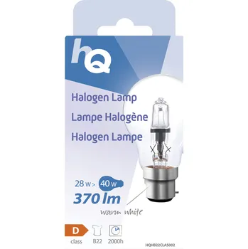 Žárovka Halogenová Žárovka B22 A55 28 W 370 lm 2800 K ( Žárovka B22 A55 28 W )