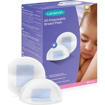 Těhotenské spodní prádlo LANSINOH Vložky jednorázové do podprsenky 60ks