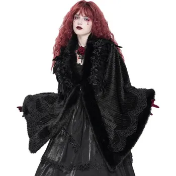 Dámský kabát přehoz dámský DEVIL FASHION - Punk