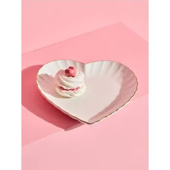 Talíř Sinsay - Talíř se zlatým lemem - bílá - 489DI-00X - 489DI-00X-ONE-3