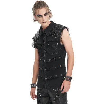 Pánská vesta košile pánská (vesta) DEVIL FASHION - Punk - S