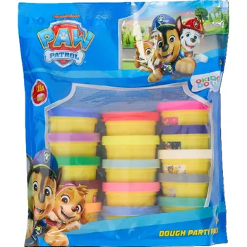 Modelovací hmota Modelína Tlapková patrola modelína a mini nádobky 15 kusů 3+