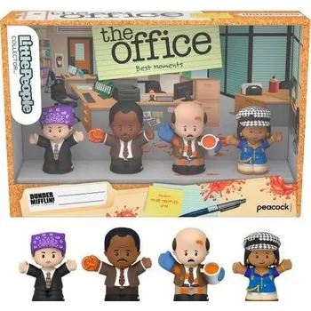 Figurka Little People Collector Kancl Nejlepší momenty 4-balení figurek Sběratelská sada