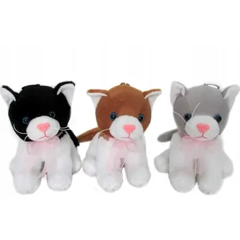 plyšák KOČKA 3 S HLASOVÝM EFEKTEM 17CM K-1152 SUN-DAY