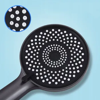 Sprchový set ZREE Sprchová hlavice trojfunkční s digitálním displejem černá