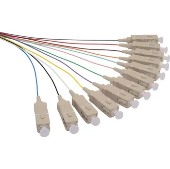 Kabel Pigtail 50 / 125 SCupc MM OM3 1,5m balení 12ks barvy SOLARIX