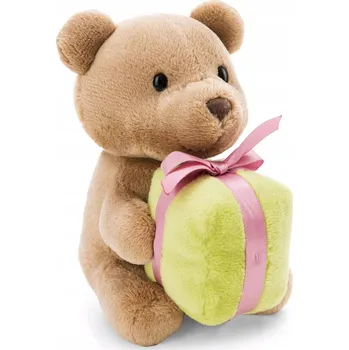 plyšák NICI PLYŠOVÝ MAZLÍČEK PŘÍTULNÍČEK MISEK HNĚDÝ S DÁRKEM 13 CM