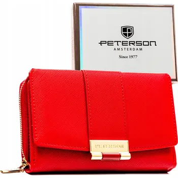 Peterson peněženka eko kůže červená - dámská