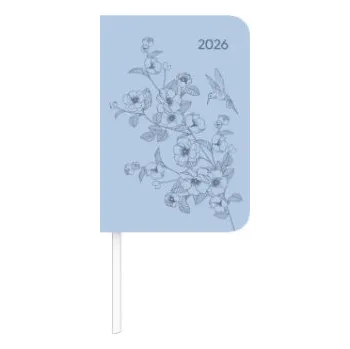 Diář Lady Journal Mini Deluxe Sky 2026 - Taschen-Kalender 8x11,5 cm - Tucson Einband - mit Motivprägung - Weekly - 144 Seiten - Alpha Edition – Alpha Edition GmbH & Co. KG (DE)