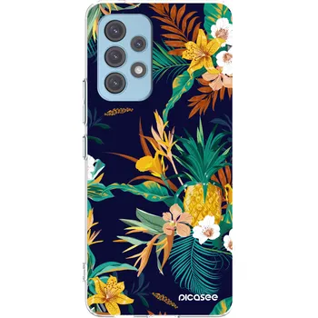 Pouzdro na mobilní telefon Picasee silikonový průhledný obal pro Samsung Galaxy A53 5G A536 - Pineapple Color