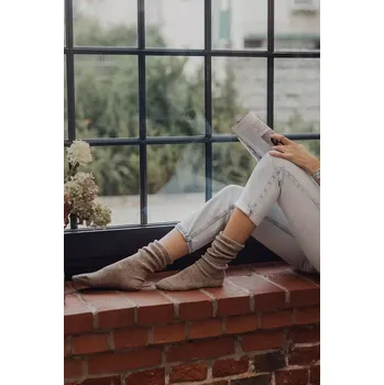 Pánské ponožky Vzorované ponožky AKRYL/VLNA W.957 růžová UNI