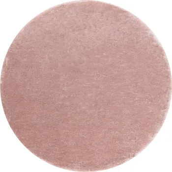 Koberec Kusový koberec Visco Rabbit Pink 8 kruh Kruh Ø 120 cm