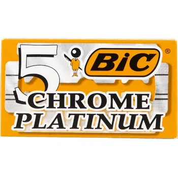 Příslušenství k holicímu strojku Žiletky na holení BiC Chrome Platinum 5 ks