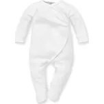 PINOKIO Overal vroubkovaný rozepínací dlouhý rukáv Lovely Day uni bílá vel. 62