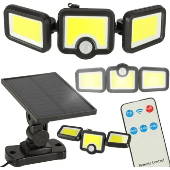 Venkovní osvětlení KiK KX3091 LED solární lampa 3v1 se soumrakovým senzorem pohybu