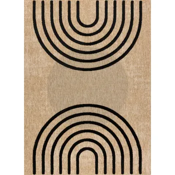 Koberec Kusový koberec Spark 0688 beige/black 160x220 cm