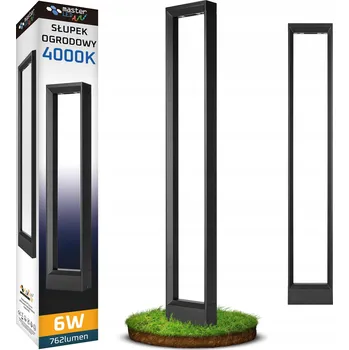 Venkovní osvětlení Osvětlovací sloupek Masterled černý 80 cm LED 6 W IP44