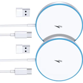 2 ks MAGSAFE INDUKČNÍ NABÍJEČKA + SÍŤOVÁ 15W PD PRO IPHONE 13 14 15 17