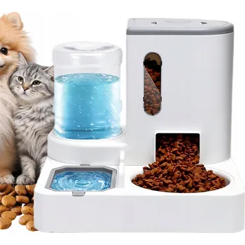 Miska pro psa Dávkovač 2 v 1 pro KOČKY PSY KRÁLÍKY 2,2L KRMIVO 1L VODA