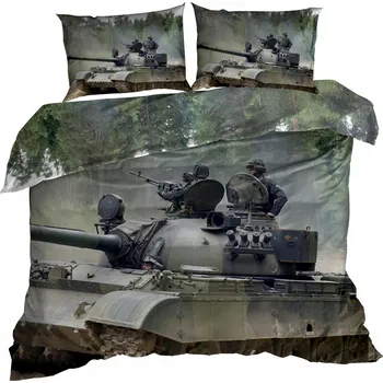 Povlečení Povlečení 3D Bavlna Satén 220x200 cm TANK