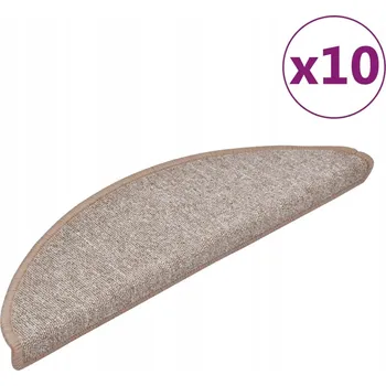 Nášlap na schod Nášlapy na schody protiskluzové, všívaný PP (polypropylen), světle hnědé, 56x17x3 cm