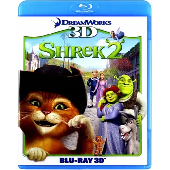 Blu-ray film Shrek 2 3D Blu-ray 3D disk