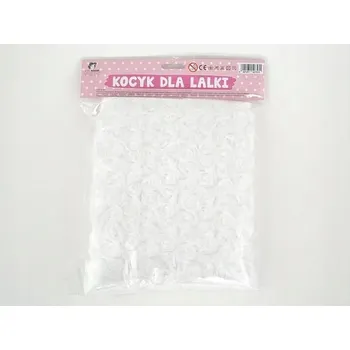 Doplněk pro panenku KRÁSNÁ MĚKOUČKÁ BÍLÁ DEČKA PRO PANENKY