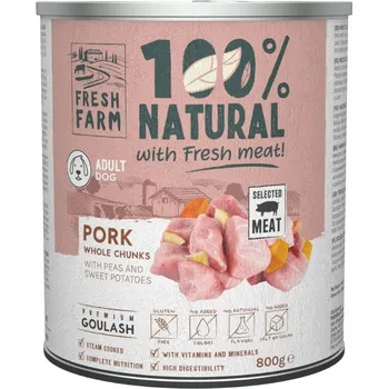 Krmivo pro psa FRESH FARM krmivo mokré kuře 0,8 kg