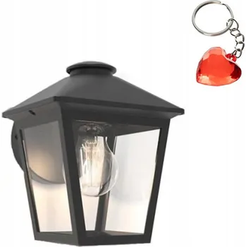 Venkovní osvětlení Venkovní nástěnné svítidlo Lutec černé E27 40 W