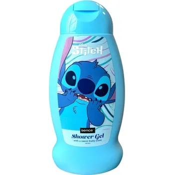 Dávkovač mýdla Disney Stitch 300ml Sweet Fruity sprchový gel - modrý