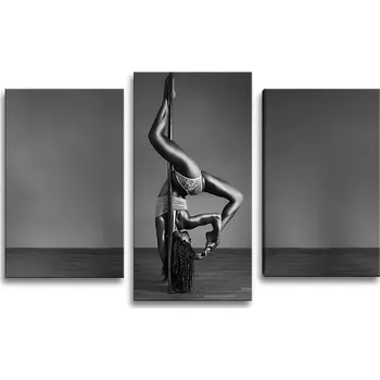 Obraz Sablio Obraz - 3-dílný Pole dancer - 75x50 cm