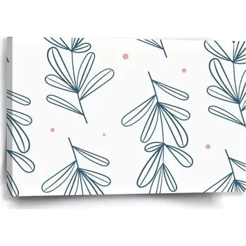 Obraz Sablio Obraz Modré lístky - 60x40 cm