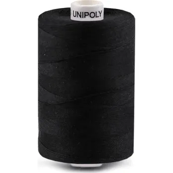 Nit Polyesterové nitě Unipoly návin 1000 m, malé, 999 černá