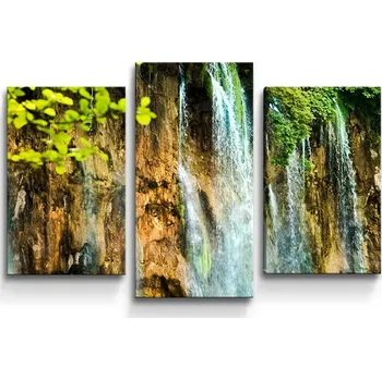 Obraz Sablio Obraz - 3-dílný Vodopád 2 - 75x50 cm