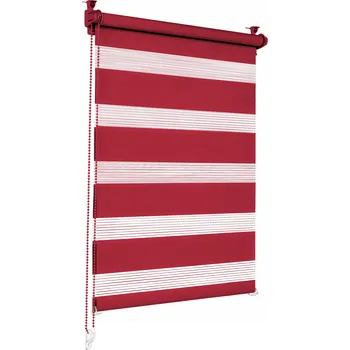 Prostěradlo Roleta den a noc - barva: červená, rozměr: 80 cm x 150 cm