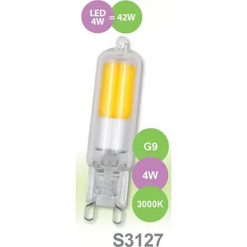 Žárovka LED žárovka G9 S3127 SANDY LED G9 4W COB 3000K (LED žárovka G9 S3127 SANDY LED G9 4W )