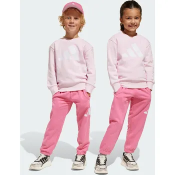 ADIDAS Dětská sportovní souprava Essentials 4 ROKY BÍLÁ|RŮŽOVÁ