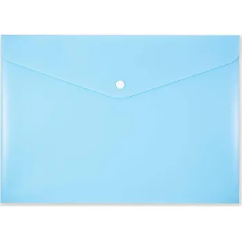 Obálka OBÁLKA NA PATENT A4 PLASTOVÁ MODRÁ PENMATE