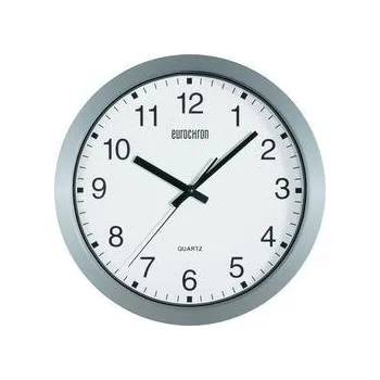 Hodiny Analogové nástěnné hodiny Eurochron EQWU 880, 30 cm, stříbrná (Nástěnné hodiny Eurochron EQWU 880, 30 cm,)