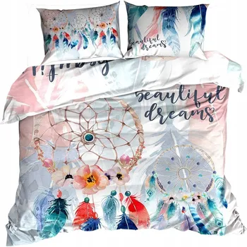 Povlečení 3D Bavlna saténové Povlečení 140x200 LAPAČ SNŮ