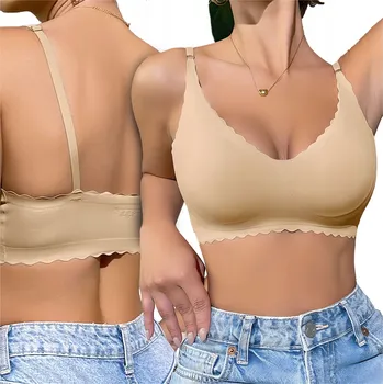 Podprsenka Bezešvá podprsenka béžová velikost 90C