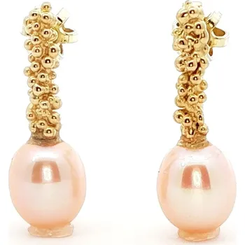 Náušnice Náušnice Granulace No.107 Barva zlata: Žluté zlato